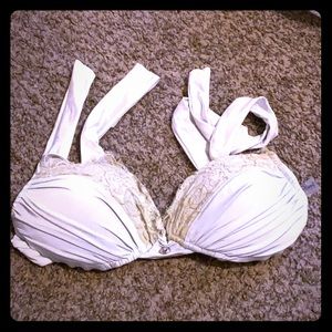 Beach bunny Wedding white bikini -as is